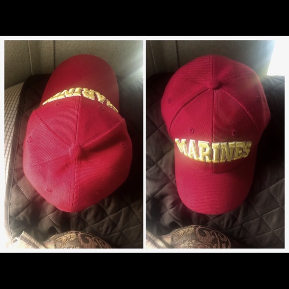 💜 💜3/$15💜💜Authentic’MARINES’ Red Baseball Cap - Picture 4 of 5